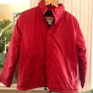 📌$13  Red Calvin Klein Jeans Bomber Coat Sz M